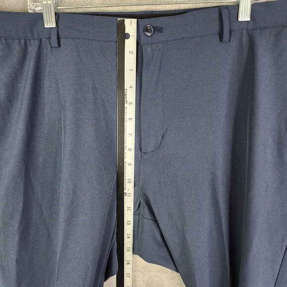 Mens Blue Greg Norman Dress Pants Straight Chino Golf Flat Front Size 40X30 - Picture 5 of 12